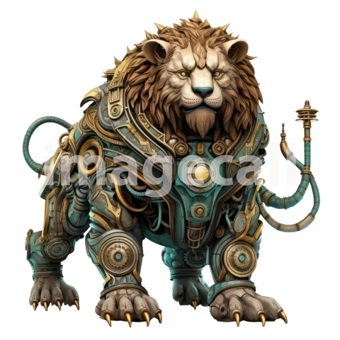 Clipart Steampunk Animals 12300dpi