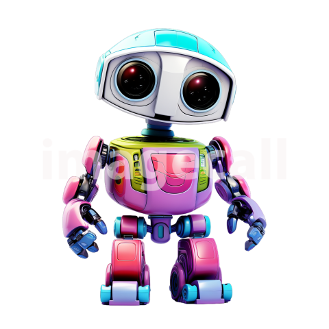 Clipart Cute Robots 3300dpi