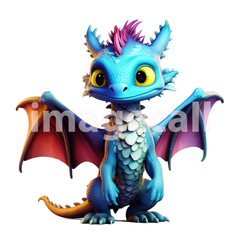Clipart Fairy Tale Dragon 19300dpi