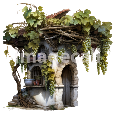 Clipart Grape Vine Terraces 17300dpi