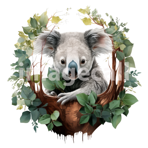 Clipart Koala Bear 10300dpi