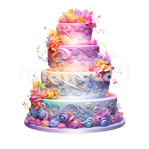 Clipart Wedding Cakes 5300dpi