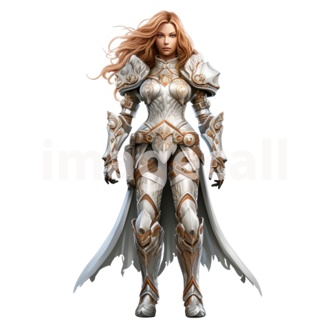 Clipart Fantasy Paladin 10300dpi