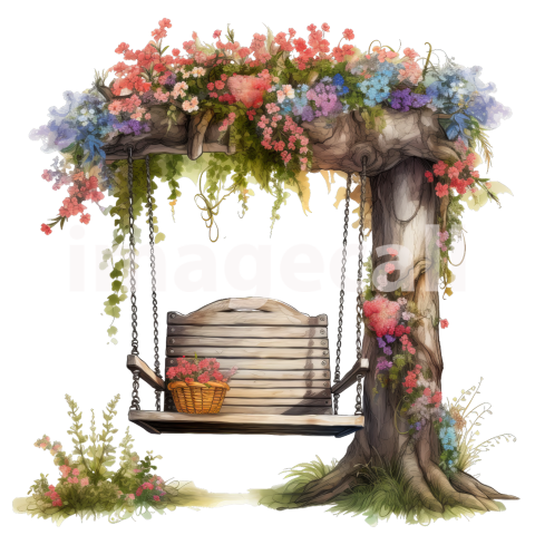 Clipart Hanging Benches 2300dpi