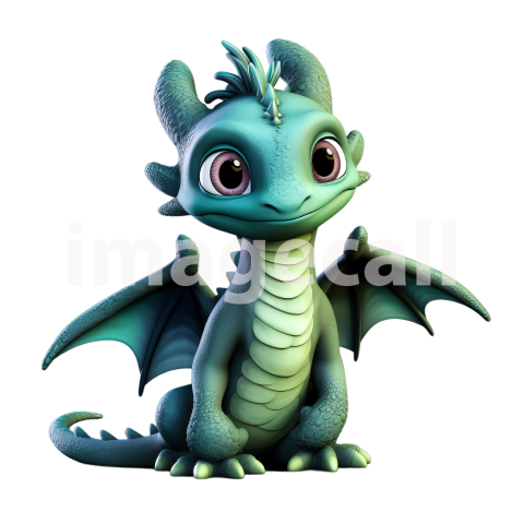 Clipart Fairy Tale Dragon 4300dpi