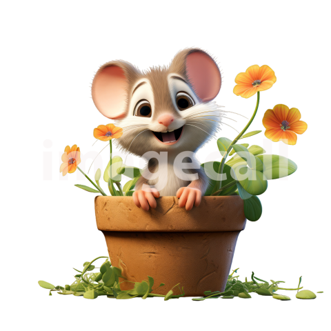 Clipart Cute Mice 10300dpi