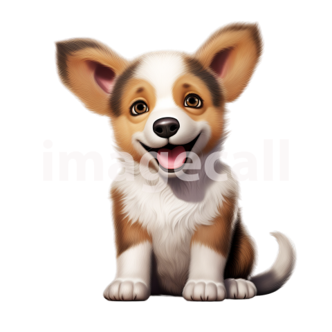 Clipart Cute Puppies 20300dpi