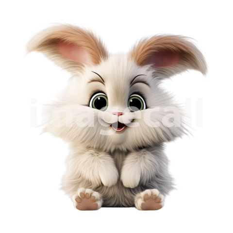 Clipart Cute Rabbits 11300dpi