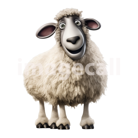 Clipart Cute Sheep 10 300dpi