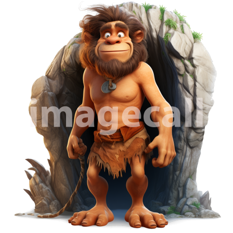 Clipart Fairy Tale Cave People 4 300dpi