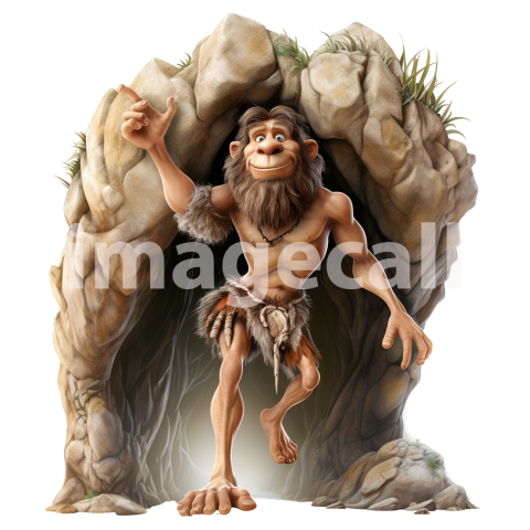 Clipart Fairy Tale Cave People 7 300dpi