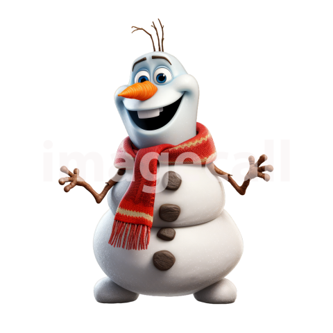 Clipart Fairy Tale Snowman 17 300dpi