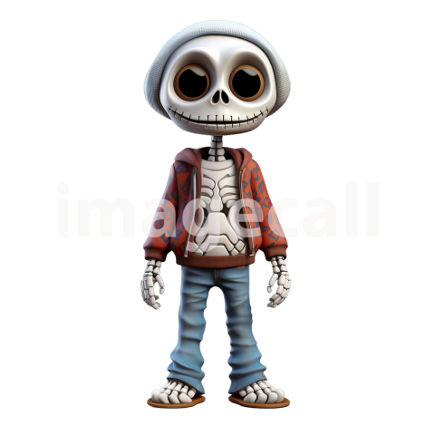 Clipart Cute Skeletons 17300dpi