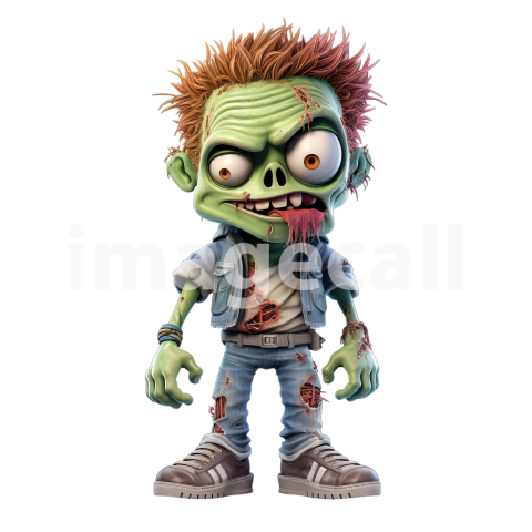 Clipart Cute Zombies 2300dpi
