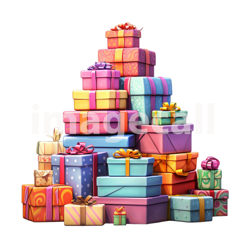 Clipart Ballon   Presents 12300dpi