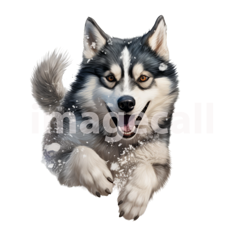 Clipart Huskey 7   300dpi