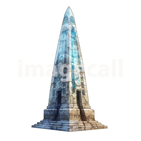 Clipart Pyramid Obelisks 17   300dpi