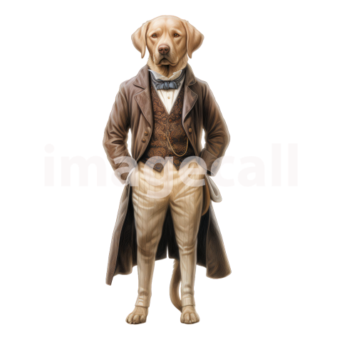 Clipart Dogs In Clothes 1   300dpi