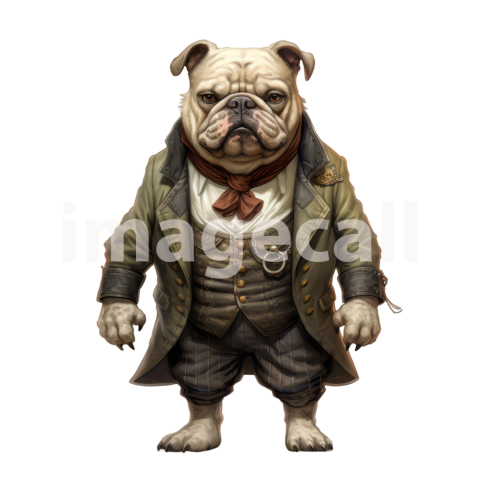 Clipart Dogs In Clothes 9   300dpi