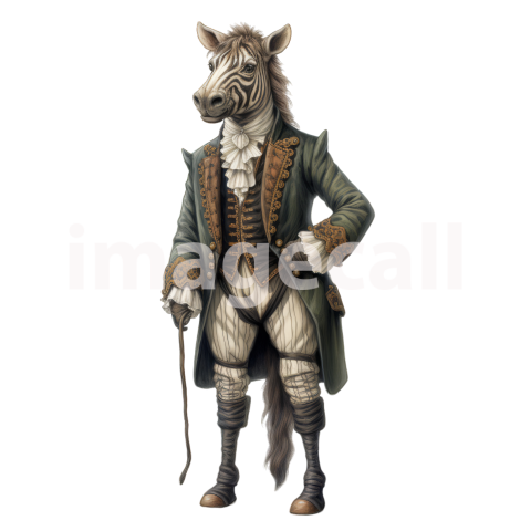 Clipart Dressup Up Safari Animals 18   300dpi