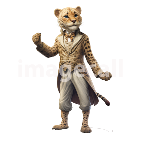 Clipart Dressup Up Safari Animals 14   300dpi