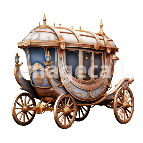 Clipart Fairy Tale Carriage 8   300dpi