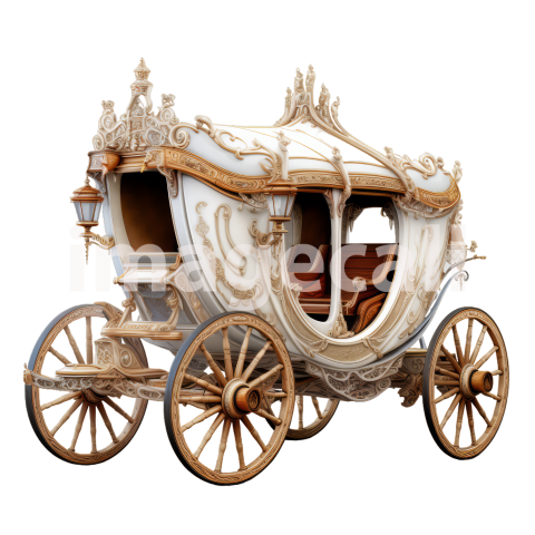 Clipart Fairy Tale Carriage 15   300dpi