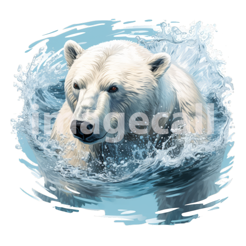 Clipart Polar Bears 14   300dpi