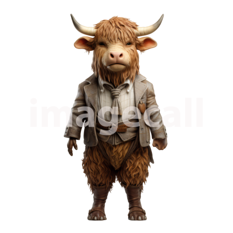 Clipart Cows In Clothes 3   300dpi