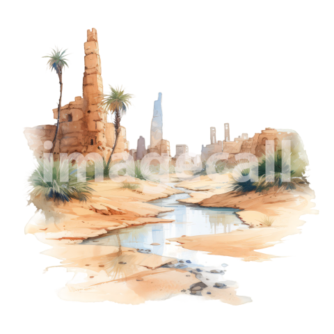 Clipart Desert Trails 7   300dpi