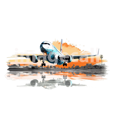 Clipart Flight Departure 9   300dpi