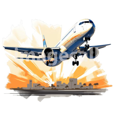 Clipart Flight Departure 7   300dpi