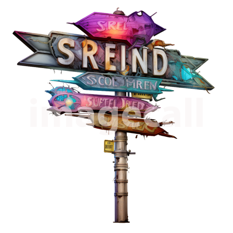 Clipart Street Signs 6   300dpi