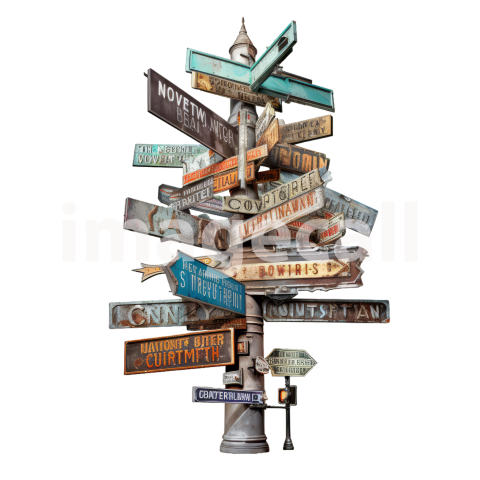 Clipart Street Signs 4   300dpi