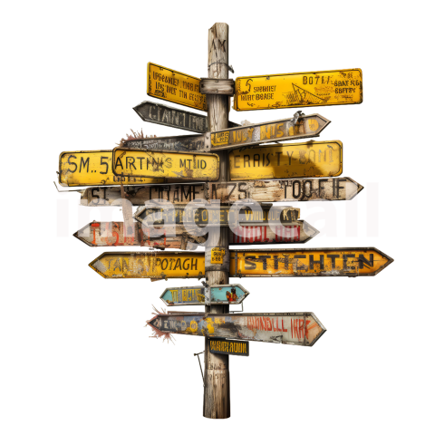 Clipart Street Signs 14   300dpi