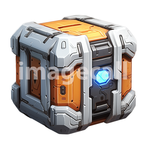 Clipart Sci Fi Crates   Packs 20   300dpi