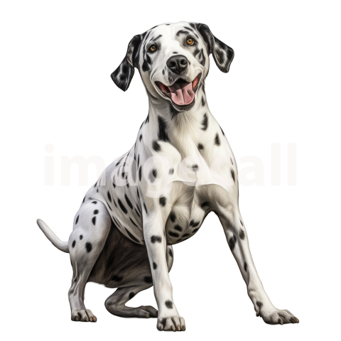 Clipart Dalmatians 8   300dpi