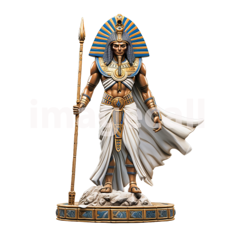 Clipart Egyptian Statues 20   300dpi