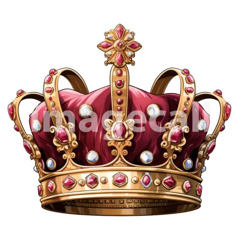 Clipart Fairy Tale Crowns 19   300dpi