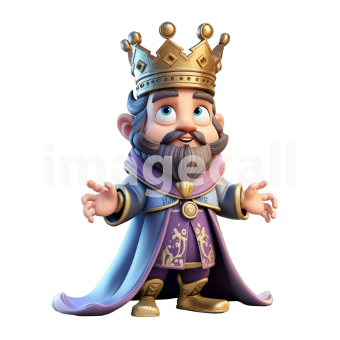Clipart Fairy Tale King 7   300dpi