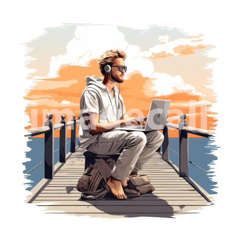 Clipart Digital Nomad 20   300dpi