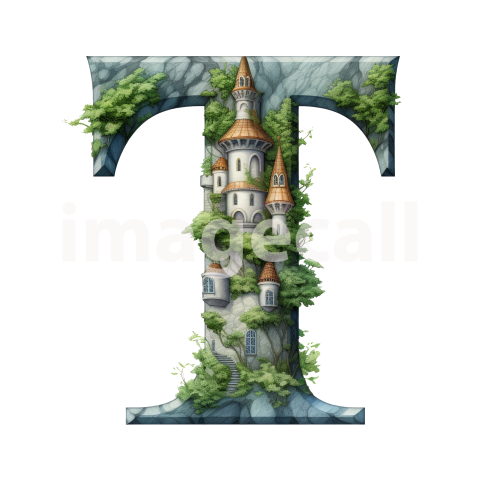 T Clipart Fairy Tale Letter 300dpi