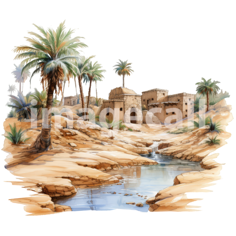 Clipart Desert Trails 9   300dpi