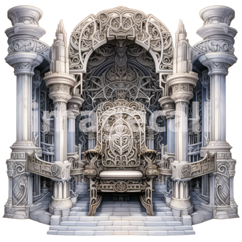Clipart Royal Throne 17   300dpi