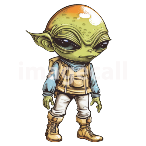 Clipart Aliens & Astronauts 8   300dpi