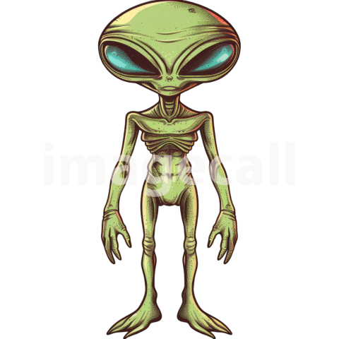 Clipart Aliens & Astronauts 15   300dpi