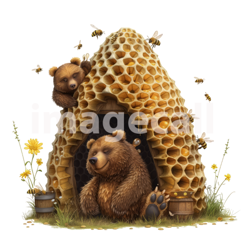 Clipart Animal Houses 13   300dpi