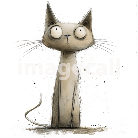 Clipart Cat Sketches 1   300dpi