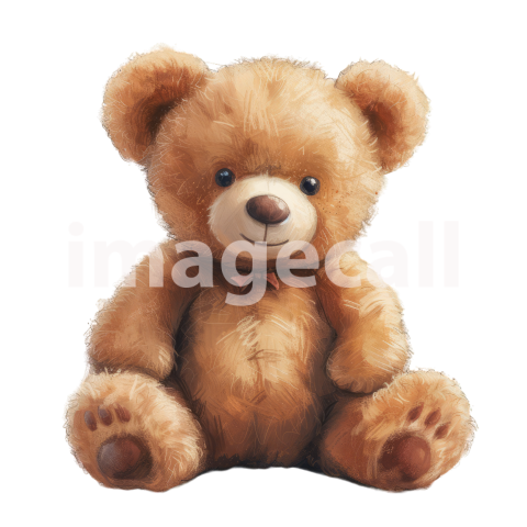 Clipart Cute Brown Teddy Bear 10   300dpi
