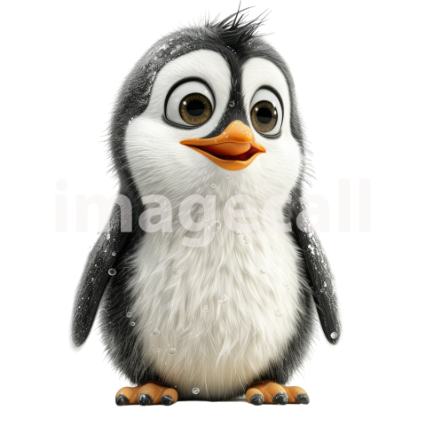 Clipart Cute Penguins 13   300dpi